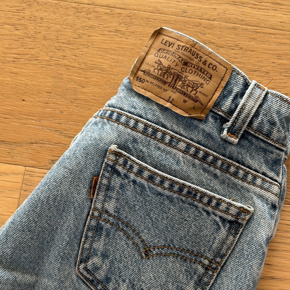 Kids Vintage Orange Tab Levi’s - 550 Vintage Levi’s